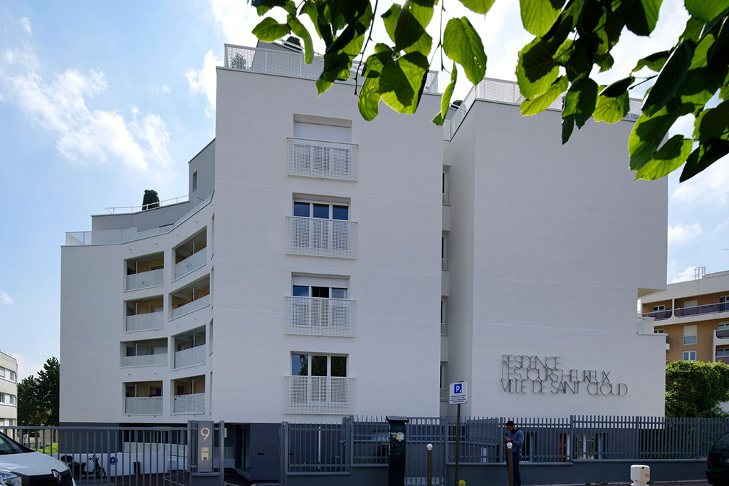 GAIA Architectures a réhabilité la Résidence " Les Jours Heureux" à Saint Cloud