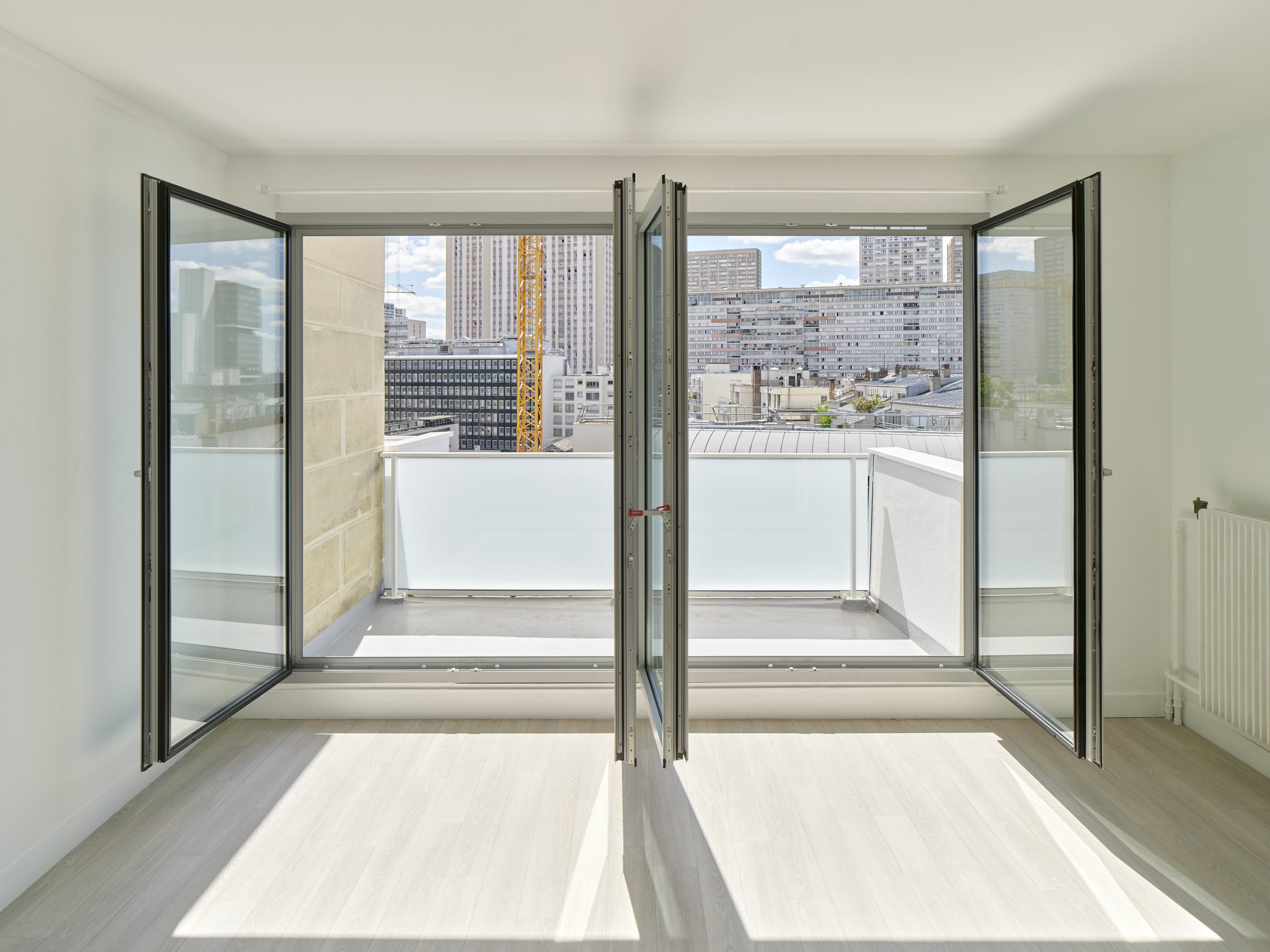 GAIA Architectures a réhabilité des logements sociaux à Paris 13ème.