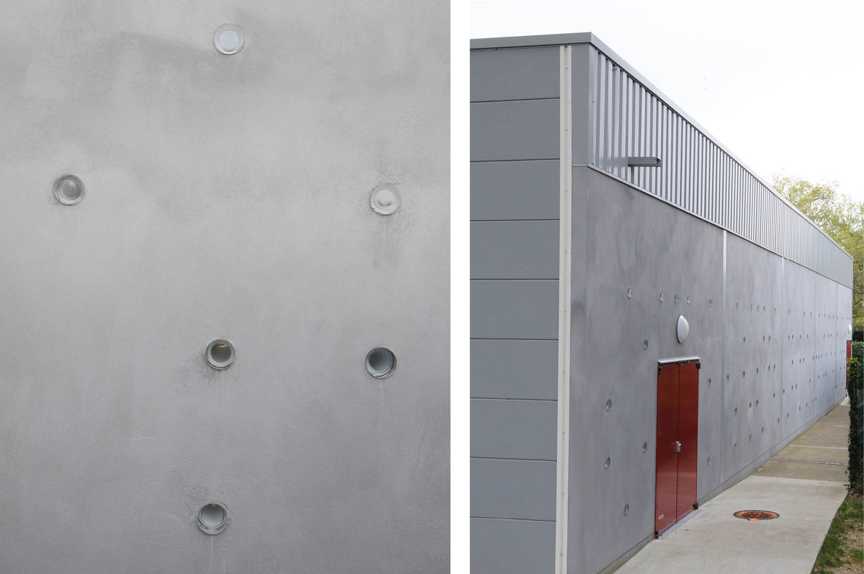 Gymnase Long Rayage Lisses Mairie GAIA ARCHITECTURES Reconstuction