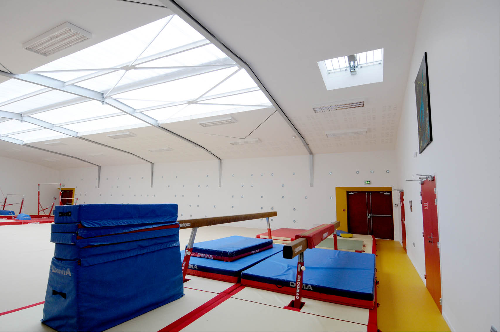 Gymnase Long Rayage Lisses Mairie GAIA ARCHITECTURES Reconstuction